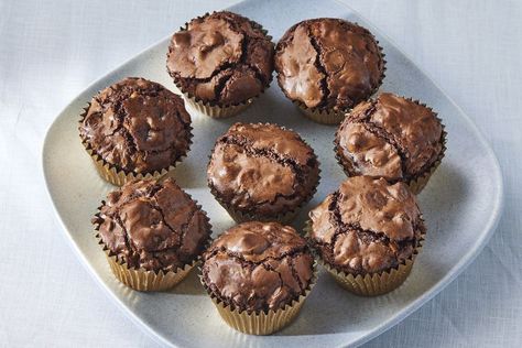 Triple-Chocolate Brownie Cups Most Popular Dessert Recipes, 2024 Meals, Popular Desserts Recipes, Popular Dessert, Brownie Cups, Most Popular Desserts, Dark Chocolate Brownies, Popular Desserts, Chocolate Dessert Recipes