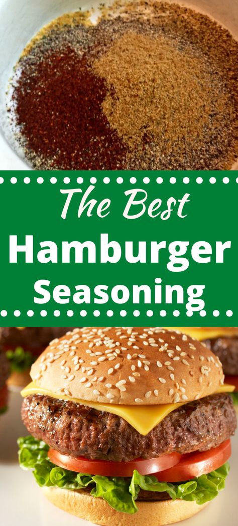 Make this great hamburger seasoning with very basic ingredients: paprika, garlic powder, onion powder, salt, brown sugar and cayenne pepper. Beef Recipes | Ground Beef | Food and Drinks | burger seasoning | burger seasoning recipe | homemade hamburger patties seasoning | hamburger recipes All Pins 85 22 Clover Meadows Beef s All Pins 85 22 Clover Meadows Beef Best Hamburger Seasoning, Burger Seasoning Recipe, Hamburger Seasoning Recipe, Ground Beef Burger Recipe, Burger Recipes Seasoning, Homemade Burger Patties, Best Hamburger Recipes, Homemade Hamburger Patties, Burger Patty Recipe