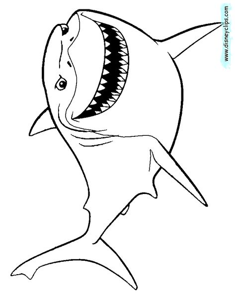 Finding Nemo Characters Drawings, Nemo Characters Drawings, Finding Nemo Drawings, Dory Coloring Pages, Nemo Shark, Dory Drawing, Coloring Wall, Finding Nemo Coloring Pages, Finding Nemo Characters