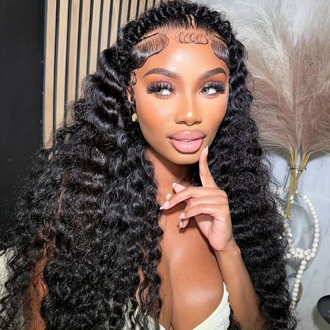 Loose deep wave wig