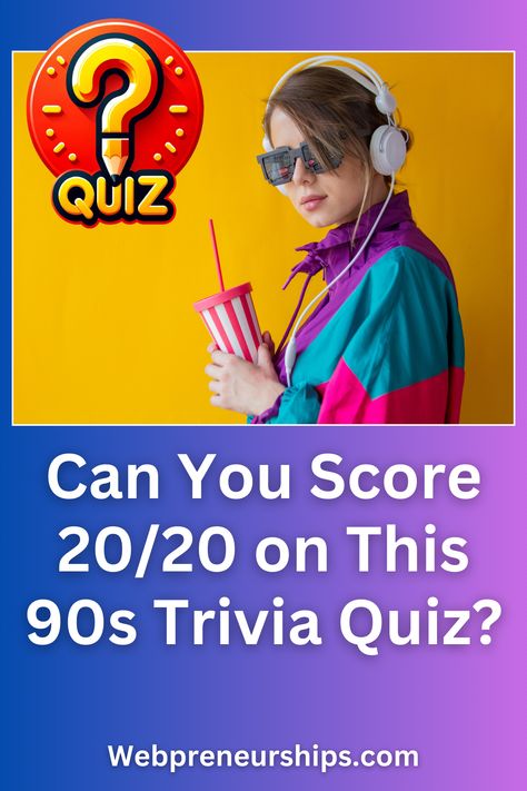 Most people can’t! Are you a true 90s pro? #90sTrivia #BuzzfeedStyle #TriviaGame
******** | Random Questions | Fun Quiz | 90s Pop Culture | Nostalgic Moments | Trivia Night 90s Trivia, Funny Games For Groups, Pop Culture Trivia, Random Questions, 90s Pop Culture, Trivia Questions And Answers, Trivia Night, Trivia Quiz, Learn Something New