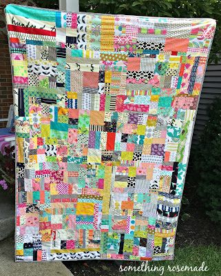 Crumb Quilts, Lotta Jansdotter, Improv Quilts, Patchwork Throw, Crumb Quilt, Scrap Quilt Patterns, Project List, Scrap Quilt, Willow Tree