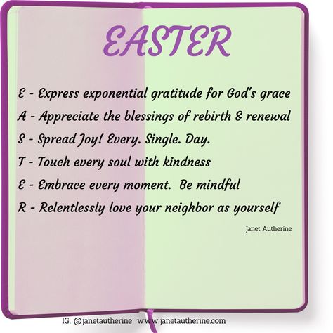 The meaning of Easter. Easter Meaning Quotes, Easter Dishes Recipes, Easter Meaning, The Meaning Of Easter, Easter Dishes, Easter Messages, Love Your Neighbour, About Easter, Color Meanings