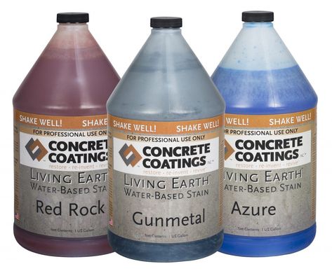 Living Earth™ Water-Based Stain is a safe, zero VOC, UV stable, water-based penetrating concrete stain. Boring, lifeless concrete can be transformed into a multi-colored, antiqued, variegated surface. Typical applications for Living Earth™ are cement-based floors, walls, ceilings, countertops, wall panels, and other architectural elements such as bare concrete or our G-100™, Stamp-Tek™, and Micro-Tek™ products, in both residential … Concrete Living Room Floors, Concrete Living Room, Water Based Concrete Stain, Basement Floors, Stained Floors, Cement Floors, Concrete Stain, This Is Water, Backyard Seating Area