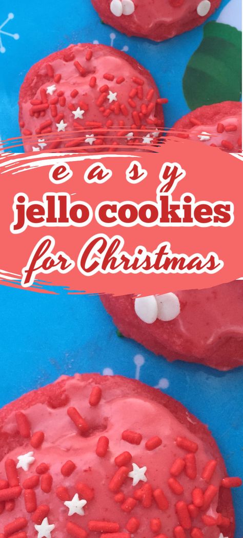 Contest Winning Christmas Cookies, Christmas Pudding Cookies Recipes, Cheap And Easy Christmas Cookies, Christmas Cookies With Kids Easy, Jello Christmas Cookies, Jello Spritz Cookie Recipe, Cookies Made With Jello, Swirl Cookies Recipe, Jello Cookies Christmas