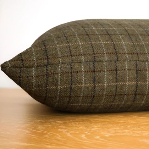 Deeply Green Wool Plaid Pillow Cover, Green Plaid Wool Pillow Cover, Wool Pillow Cover, Fall Pillow Cover, Plaid Pillows, Hackner Home - Etsy Plaid Pillows, Pillow Combos, Fall Pillow, Plaid Pillow Covers, Plaid Throw Blanket, Plaid Throw Pillows, Fall Pillow Cover, Couch Fabric, Plaid Pillow