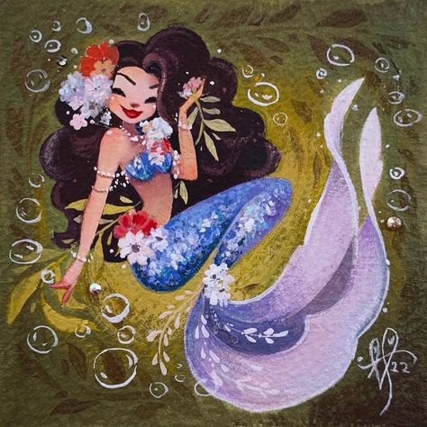 Liana Hee, Mermaid Fairy, Mermaid Drawings, Mermaid Painting, Mermaid Pictures, Mermaid Tattoos, Mermaids And Mermen, Mermaid Life, Mermaid Art