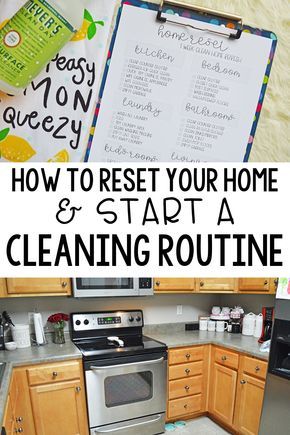 How to reset your home & start a cleaning routine. Having a tidy home saves my sanity as a stay at home mom. Here are my tips to reset your home back to square one and start a cleaning routine to keep it that way. Daily Cleaning Routine, Homemade Toilet Cleaner, Clean Baking Pans, Cleaning Painted Walls, Routine Tips, Start Cleaning, Deep Cleaning Tips, Daily Cleaning, Clean Dishwasher