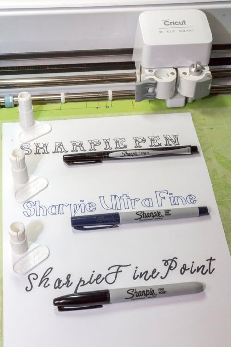 Ultimate Sharpie Cricut Explore/Maker Adapter Set | Etsy Record Sticker, Cricut Help, Cricut Mat, Plastic Folders, Art Markers, Planner Dividers, Sharpie Pens, Maker Project, Sharpie Markers