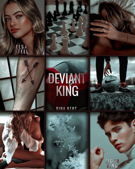 by @deviantreader Elsa And Aiden, Aiden King, Elsa Steel, Fiction Books Worth Reading, Heaven Art, Medical School Studying, Book Teaser, King Book, Dark Romance Books