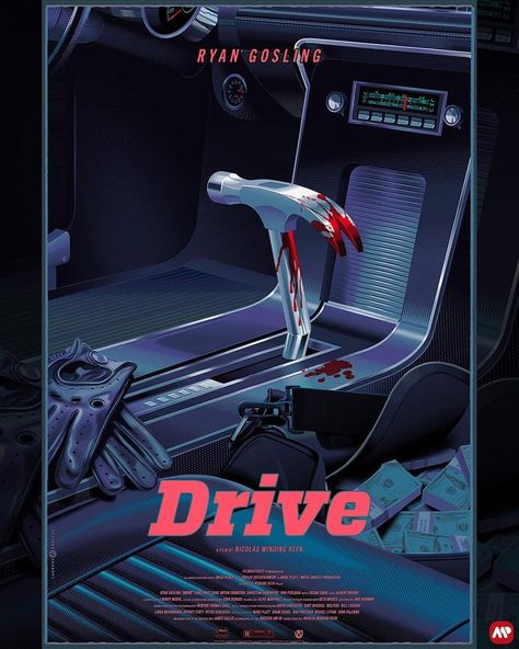 Drive Movie Poster, Mad Duck, Ryan Gosling Drive, Nicolas Winding Refn, Drive 2011, Drive Poster, The Northman, Movie Synopsis, Film Posters Art