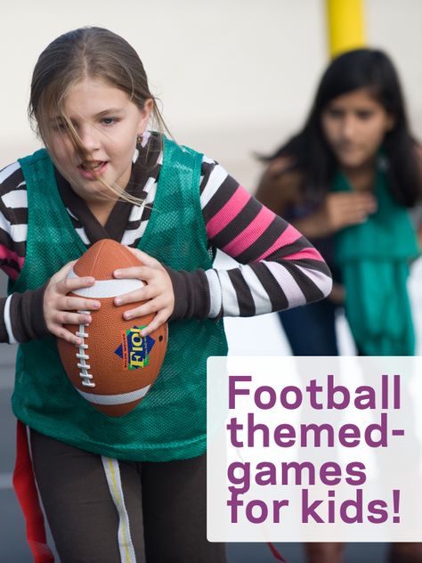 Get kids excited for Super Bowl Sunday with these fun games for kids Elementary Football Activities, Football Games For Pe, Outdoor Football Party Games, Pe Football Games Elementary, Kids Football Party Games, Superbowl Activities For Kids, Indoor Football Games, Tailgate Games For Kids, Football Themed Games