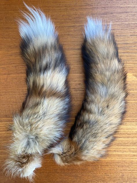 Fox, Red - Tail Fox Tail Aesthetic, Christmas Mask Ideas, Fox Ears And Tail Costume, Therian Tail, Therian Quads, Tail Ideas, Fox Tail Plug, Fox Ears And Tail, Creature Anatomy