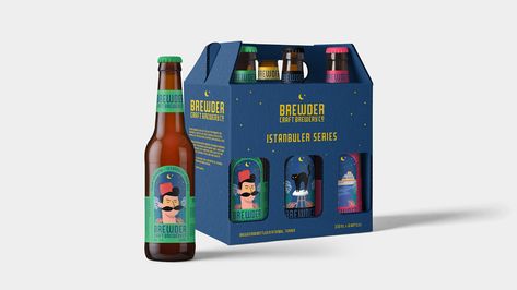 Different Types Of Beer, Types Of Beer, Nice Packaging, Beverage Packaging, Craft Brewery, Beer Label, Packaging Design, Istanbul, Beer