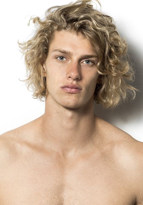 Chuck Bilgrien Charles Bilgrien, Curly Hair Male, Long Blonde Curly Hair, Men Blonde Hair, Blonde Hair Green Eyes, Medium Blonde Hair, Hair Male, Writing Things, Long Blond