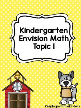 Kindergarten Envision Math Topic 1 Worksheets #envisionmath #envision #kindergarten Envisions Math Kindergarten, Envision Math Kindergarten, Opinion Writing Kindergarten, Seasons Kindergarten, Math Focus Walls, Focus Walls, Math Examples, Envision Math, Math Kindergarten