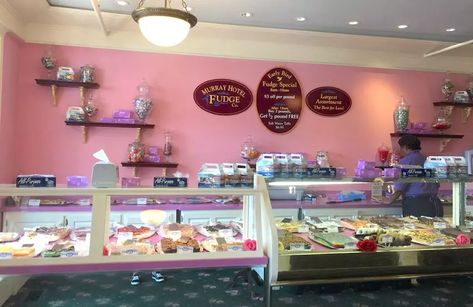 #17 Murray Hotel Fudge Company, Mackinac Island, Michigan Best Fudge, Fudge Shop, Chocolate Store, Old Fashioned Fudge, How To Make Fudge, Mackinac Island Michigan, Chocolate Stores, English Toffee, Chocolate Pecan