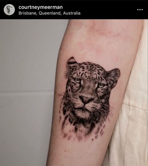 Leopard Tattoo Ideas, Spirit Animal Tattoo, Snow Leopard Tattoo, Whats Your Spirit Animal, Fibonacci Tattoo, Small Animal Tattoos, Fierce Tattoo, Animal Tattoos For Men, Sloth Tattoo