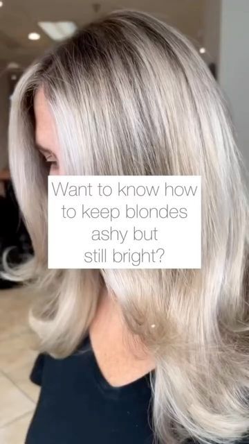 Redken on Instagram: "#HairHacks “Adding a drop of Shades EQ 09AA Papaya will help the freshly lightened blonde from grabbing too ashy or purple. In other words, it helps control the cooler tones of the formula so your blondes don’t look dull and still reflect light. 💡” - @hairbylisamathews 🇺🇸 Tag a stylist who would love this advice. 💗 #HairLovesShadesEQ" Toning Bleached Hair, Blonde Toner, Hair Color Remover, Ashy Blonde, Ash Blonde Highlights, Redken Shades, Colour Remover, Hair Toner, Redken Shades Eq