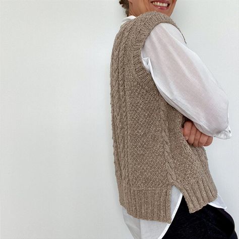 Knitting Patterns For Vests For Women, Ladies Knit Vest Patterns, Women’s Vest Knitting Pattern, Long Vest Knitting Pattern, Womens Knitted Vest Patterns, Sleeveless Knitted Vest Pattern, Womens Knitted Vest Patterns Free, Free Knit Vest Patterns For Women, Cable Vest Knitting Pattern