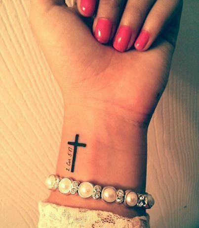 180+ Best Faith Tattoos Designs With Meaning (2023) - TattoosBoyGirl Tattoos Christian, Cross Tattoo On Wrist, Small Cross Tattoos, Simple Cross Tattoo, Tattoo Son, Cross Tattoos For Women, Hamsa Tattoo, Faith Tattoo, Forearm Tattoo Design