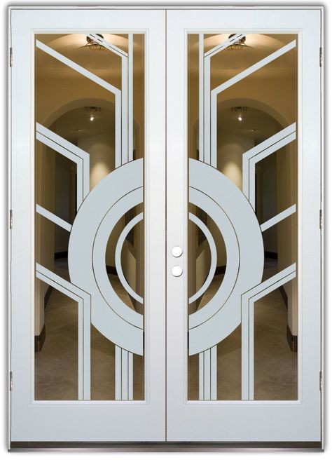 Sun Odyssey Frosted Positive Interior Glass Doors, Glass Front Doors, Cellar Doors, Glass Wine Cellar, Etched Glass Door, Glass Pantry Door, Modern Entrance Door, Art Deco Door, Modern Gate