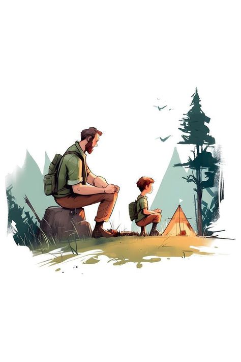 Father Png, Mountain Illustration, Compass Design, Mother Art, Dad Tattoos, Minimal Wallpaper, Cool Wallpapers Art, Background Pictures, Diy Canvas Art