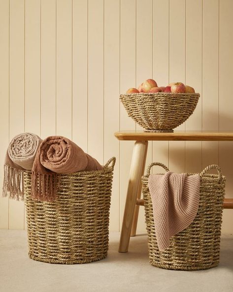 Wicker Laundry Basket, Laundry Basket, Wicker Baskets, Decorative Wicker Basket, Home Decor, Home Décor