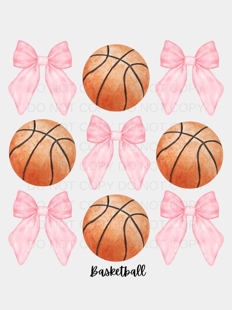 Preppy Basketball Wallpaper, Basketball Sublimation Design, Preppy Prints, Basketball Background, Pink Basketball, Cute Backgrounds For Iphone, Basketball Poster, Basketball Png, Ball Png