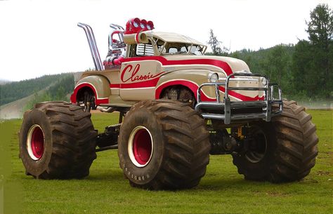 https://www.artstation.com/artwork/knLwy Big Monster Trucks, Big Monster, Trucks Lifted Diesel, Monster Car, Truck Tank, Mud Trucks, Custom Pickup Trucks, Old Pickup Trucks, Classic Cars Trucks Hot Rods