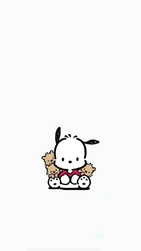 Pochacco Wallpaper, Iphone Background Inspiration, Snoopy Wallpaper, Sanrio Wallpaper, My Buddy, Sanrio Characters, Lock Screen, Screen Wallpaper, Aesthetic Iphone Wallpaper