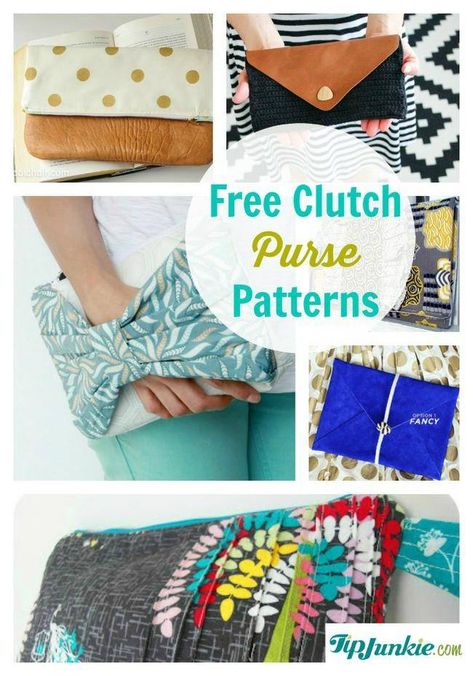 Free Clutch Purse Patterns-jpg Free Clutch Purse Patterns, Clutch Purse Pattern Free, Sew Envelope, Clutch Purse Tutorial, Clutch Purse Pattern, Diy Clutch Purse, Pochette Diy, Clutch Bag Pattern, Purse Patterns Free