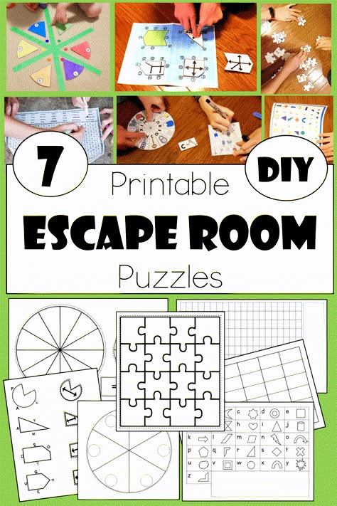 Escape Room Puzzles For Kids, Diy Escape Room Puzzles, Escape Room Diy, Printable Escape Room, Diy Escape Room, Escape Room For Kids, Escape Room Puzzles, Escape Room Game, Printable Puzzles