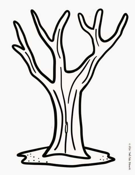 Preschool Crafts Fall, Fall Preschool Activities, Fall Lessons, Fall Arts And Crafts, Tree Study, Fall Kindergarten, Tree Templates, Classroom Freebies, Fall Tree