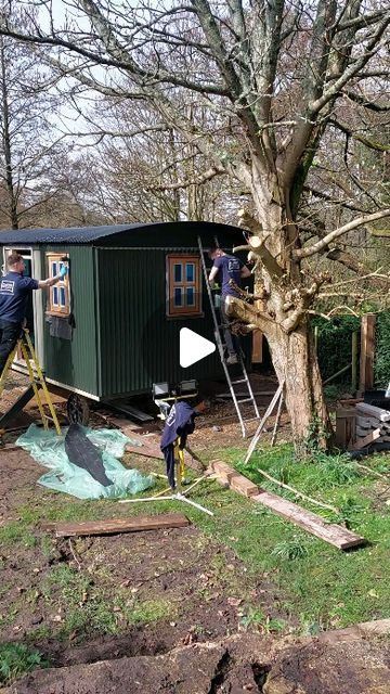 Challow Farm Shepherds Huts and Coach House on Instagram: "Mega day at Challow Farm.  The new Gardener's hut,  no rest here.  Already have bookings, so let's get going...." Shepherds Hut Interior, Shepherds Hut For Sale, Shepherds Huts, Shepherd Huts, Madding Crowd, Shepherds Hut, Shed Homes, Coach House, March 20