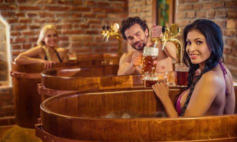 Bachelor Party Destinations, Beer Bath, Beer Spa, Czech Beer, Pride Of America, Premium Hotel, Stag Do, Stag Party, Funny Couples