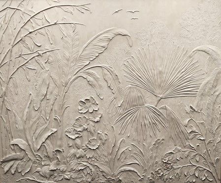 Texture Painting Ideas, Bas Relief Art, Plaster Relief, 3d Panel, Office Interior Design Modern, Plaster Wall Art, Texture Paint, Relief Sculpture, Wall Texture