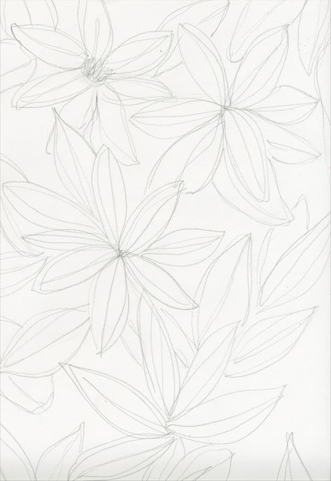 Flower Line Drawing Wallpaper, Floral Line Pattern, Line Drawing Wallpaper, Blue Drawings, Abstract Wallpaper Design, Interior Wallpaper, Boho Wallpaper, Drawing Wallpaper, Leaf Drawing