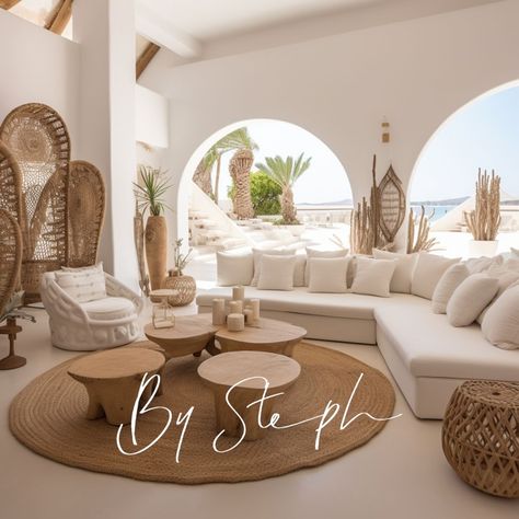 Bali Inspired Living Room, Ibiza Style Interior, Creative Home Decor Ideas, Bali Resort, Luxe Bedroom, Design Villa, Ibiza Style, Casas Coloniales, Ibiza Fashion