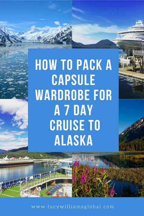 Packing for an Alaskan cruise can be overwhelming due to unpredictable weather. Here are tips for a versatile wardrobe: layer with lightweight sweaters and jackets, pack a waterproof jacket and comfortable shoes, choose neutral colors, and include a dressier outfit. #PackingTips #VersatileWardrobe #Layering Alaska Cruise Packing List October, Capsule Wardrobe Alaskan Cruise, Alaskan Cruise Summer, Alaska Cruise Wardrobe, What To Pack For An Alaskan Cruise In September, How To Pack For Alaskan Cruise, What To Pack For Alaska Cruise In September, Capsule Wardrobe For Alaska Cruise, What To Bring On An Alaskan Cruise