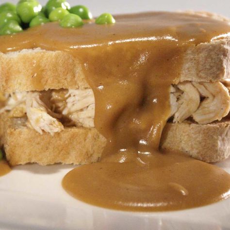 Hot Chicken Sandwiches Gravy, Hot Chicken Sauce Recipe, Ricardo Recipes, Hot Chicken Sauce, Gravy Sauce Recipe, Hot Turkey Sandwiches, Hot Chicken Recipe, Hot Chicken Sandwiches, Chicken Sauce Recipes