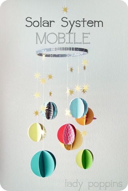 Lady Poppins: DIY Solar System Mobile Diy Space Mobile, Planet Mobile, Solar System Mobile, Solar System Project, Diy Solar System, Solar System Model, Solar System Projects, Galaxy Party, Boy Mobile