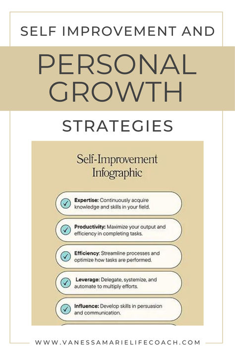 Strategies for Personal Growth & Self-Improvement By Vanessa Marie | Life Coach for Women | based in Canada | from self-doubt to manifesting your dream life. Discover effective strategies for personal growth and self-improvement to help you become the best version of yourself. Learn practical tips and techniques to enhance your personal and professional life. Read More. self-improvement, personal growth, self-development, life coaching, life coach, personal enhancement, growth mindset Personal Growth Self Improvement Tips, Growth Inspiration, Yoga Guide, Personal Empowerment, Self Exploration, Best Version Of Yourself, Productivity Tips, Growth Strategy, Limiting Beliefs