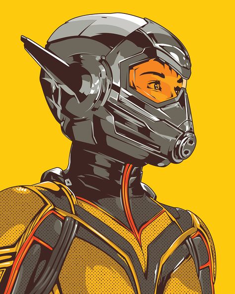 Ant Man and the Wasp on Behance Marvel Fanart, Univers Marvel, The Wasp, Marvel Drawings, Paul Rudd, Marvel Vs Dc, Batman Robin, Marvel Women, Marvel Wallpaper