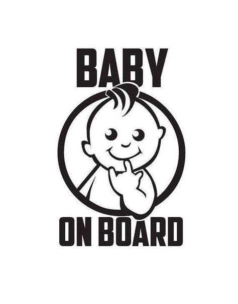 Baby Decals, Stickers For Cars, Car Sticker Design, Decal Ideas, Baby On Board, Family Car Decals, Baby Stickers, Vinyl Car Stickers, Car Window Decals