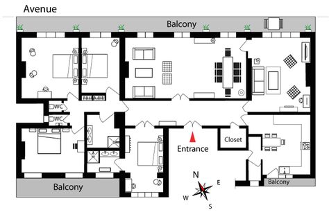 République floor plan Paris House Floor Plan, Small Parisian Apartment Floor Plan, Haussmann Paris Apartment, French Apartment Floor Plan, Old Apartment Floor Plan, French Apartment Layout, Paris Apartment Layout, London Apartment Floor Plan, Parisian Apartment Layout