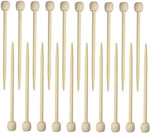 20Pcs Bamboo Marking Pins 2.65 Inch Long Single Pointed Knitting Needles Mini Marking Pins Knitting Accessories Crochet Supplies for Handmade Knitting DIY Projects Mini Knitting, Small Knitting Projects, Bamboo Knitting Needles, Decorative Ornaments, Accessories Crochet, Knitting Diy, Crochet Supplies, Knitting Needles Sizes, Toys Dolls