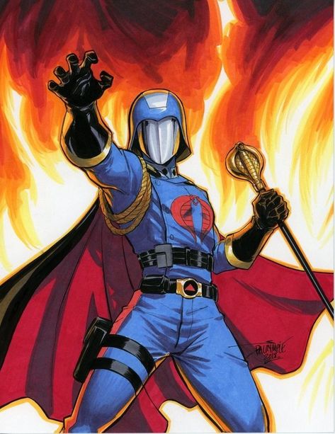 Cobra Commander Scott Dalrymple, Art Adams, Marc Silvestri, Gi Joe Cartoon, Gi Joe Characters, Jim Lee Art, Cobra Art, Adam Hughes, Cobra Commander