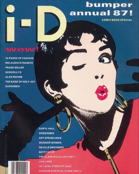 Id Magazine, Vintage Fashion Magazine, Alan Moore, Frank Miller, Hair Magazine, Lois Lane, Famous Photographers, Vintage Magazines, Magazine Design