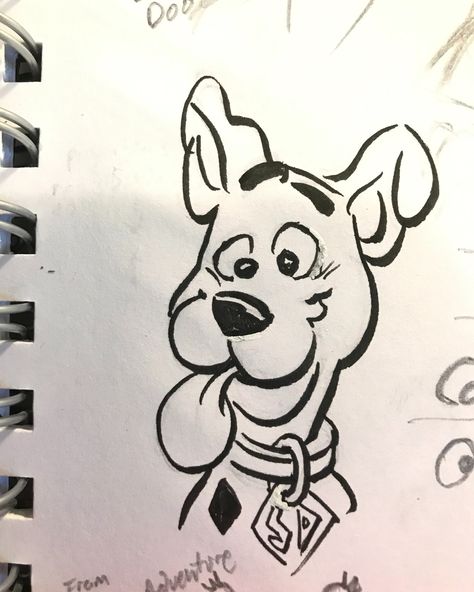 A little practice with "A Pup Named Scooby-Doo" the other day. That show has such great character designs! (Everything about it is great.) . . . #sketchbook #shaggyrogers #scoobydoowhereareyou #ScoobyDoo #MysteryInc #cartoons #hannabarbera #shaggy #sketches #doodles #drawings #behindthescenes #pencils #OriginalArt #art #traditionalart #fanart #makingof #scoobydoo #scooby #scoobysnack #apupnamedscoobydoo #apupnamedscoobydoo #pupnamedscoobydoo #pupnamedscoobydoo #80s #90s #ink, #inking, #prac... Easy Scooby Doo Drawing, Scooby And Shaggy Drawing, Scooby Snacks Tattoo, Scrappy Doo Drawing, Scooby Doo Doodles, Scooby Doo Drawing Easy, Scooby Doo Illustration, Scooby Doo Drawings, Drawing Scooby Doo